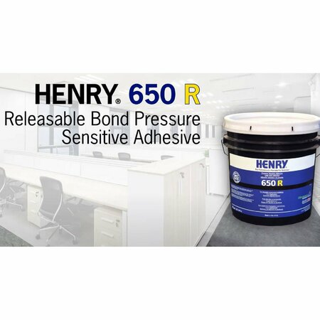 Henry Henry 650R Releasable Bond Pressure Sensitive Adhesive 4 GAL 650R 4 GAL